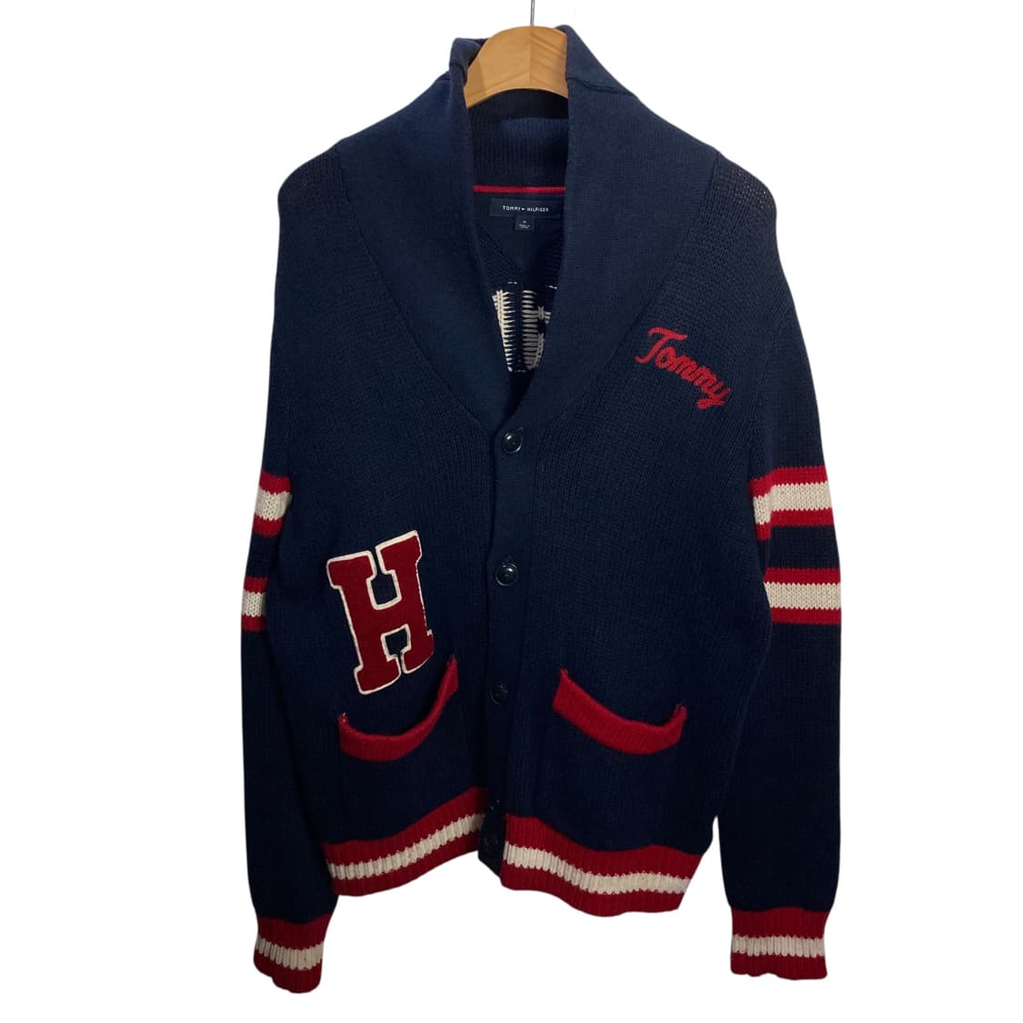 타미힐피거 네이비 가디건 상품이미지2