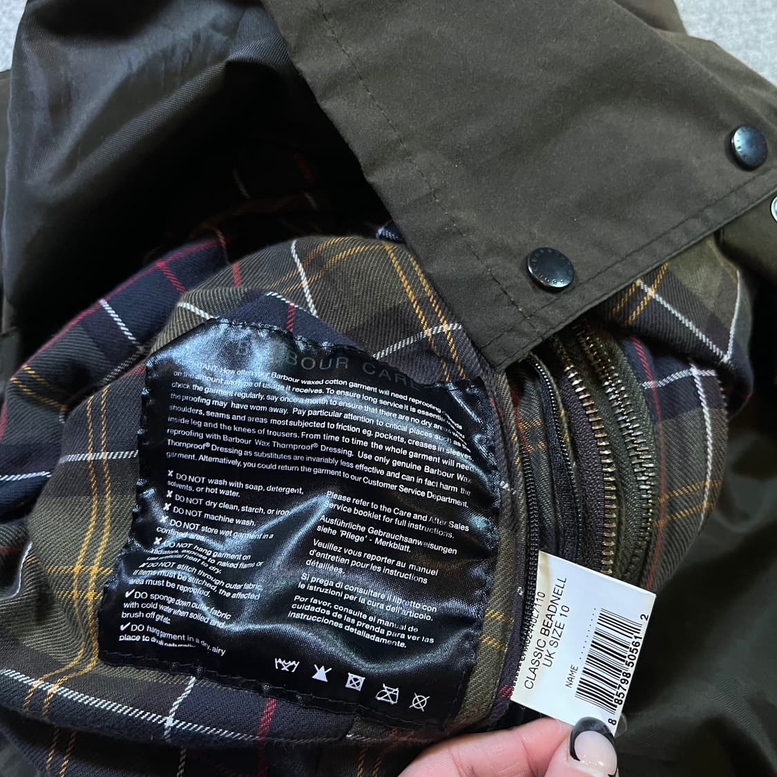 바버 왁스 자켓 상품이미지6