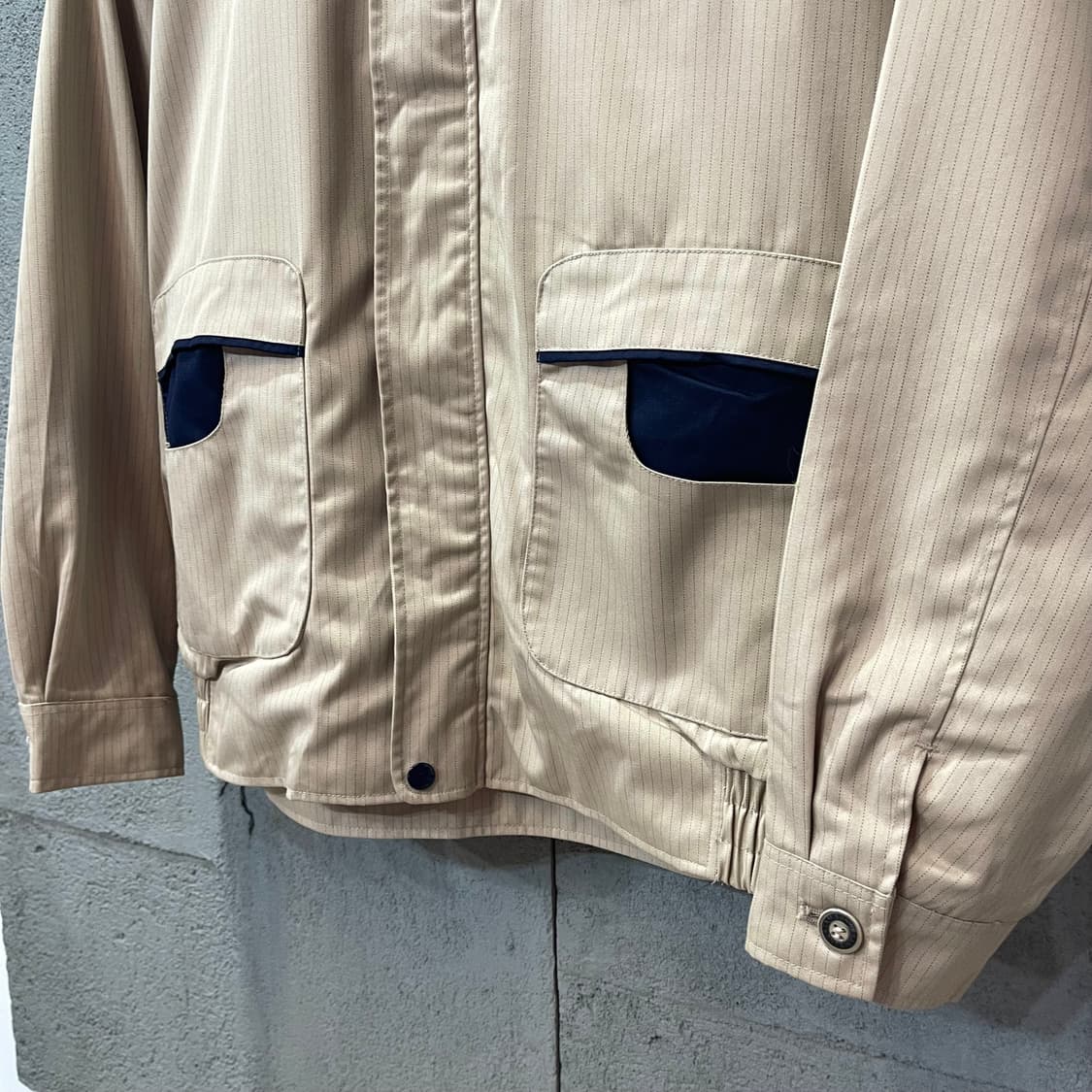 00s 삼성전자 스트라이프 봄버 자켓 상품이미지4