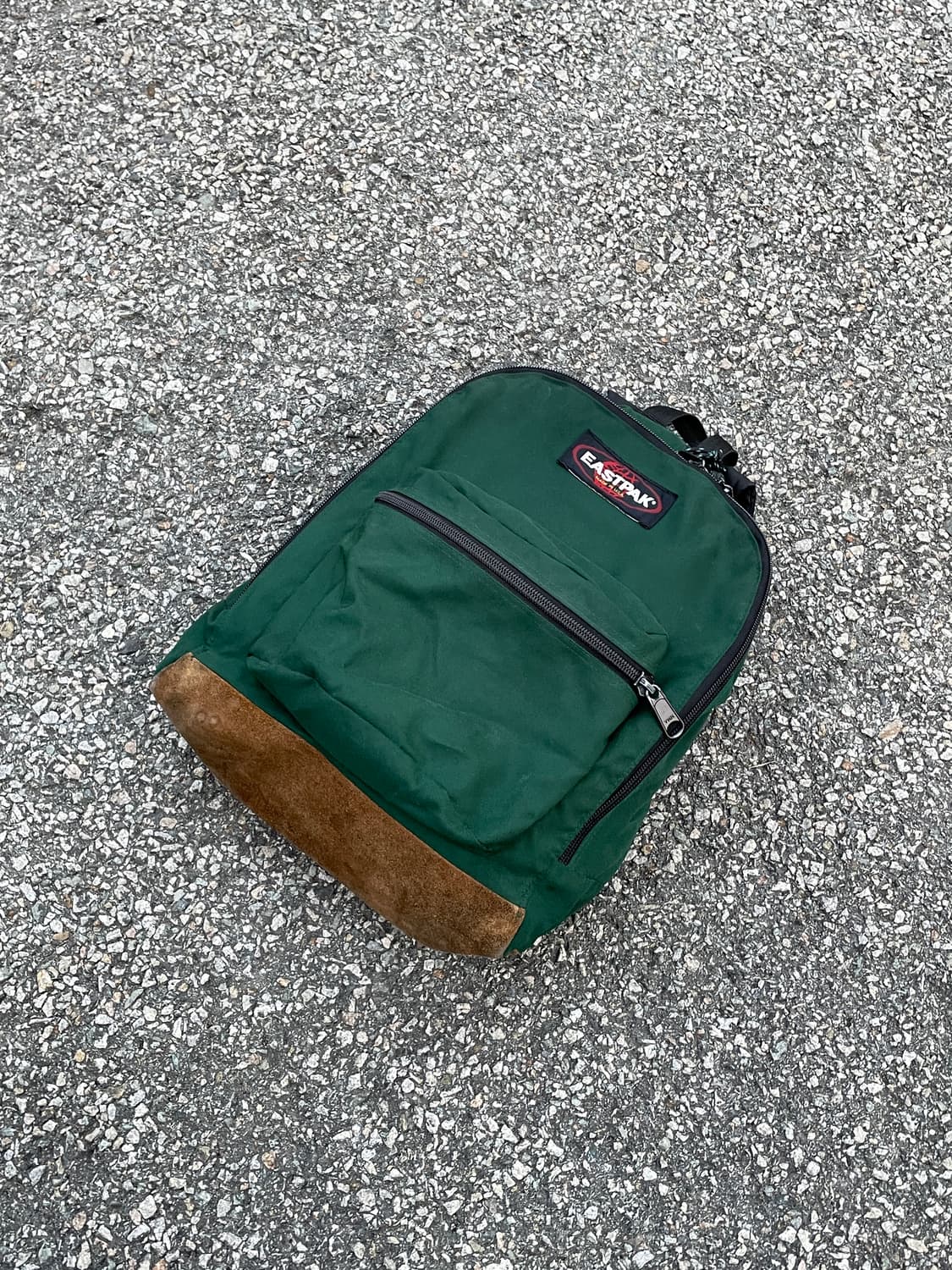 90s Eastpak Leater Bottom Backapack 상품이미지4