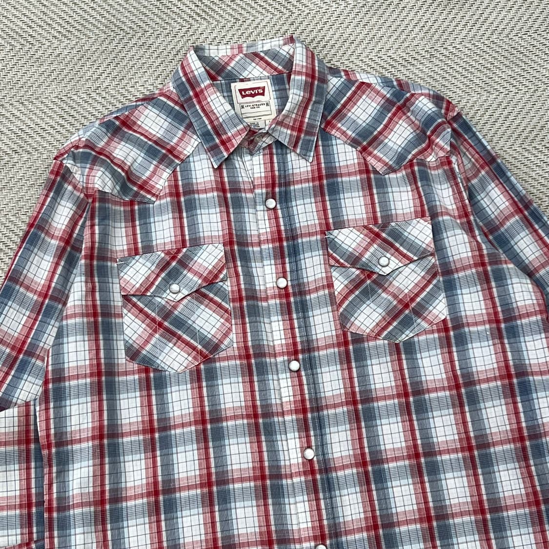 리바이스 웨스턴 체크셔츠 r3413 상품이미지3