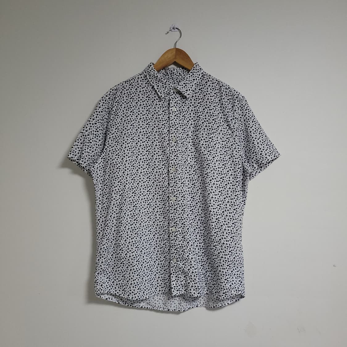 (L) GAP 갭 꽃무늬 도트 반팔 셔츠 남방 상품이미지1