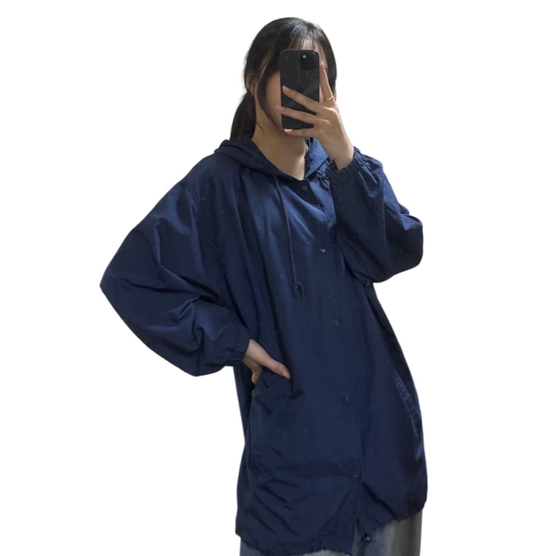 아디다스 90s 올드스쿨 빅로고 로브 바람막이 자켓 상품이미지3