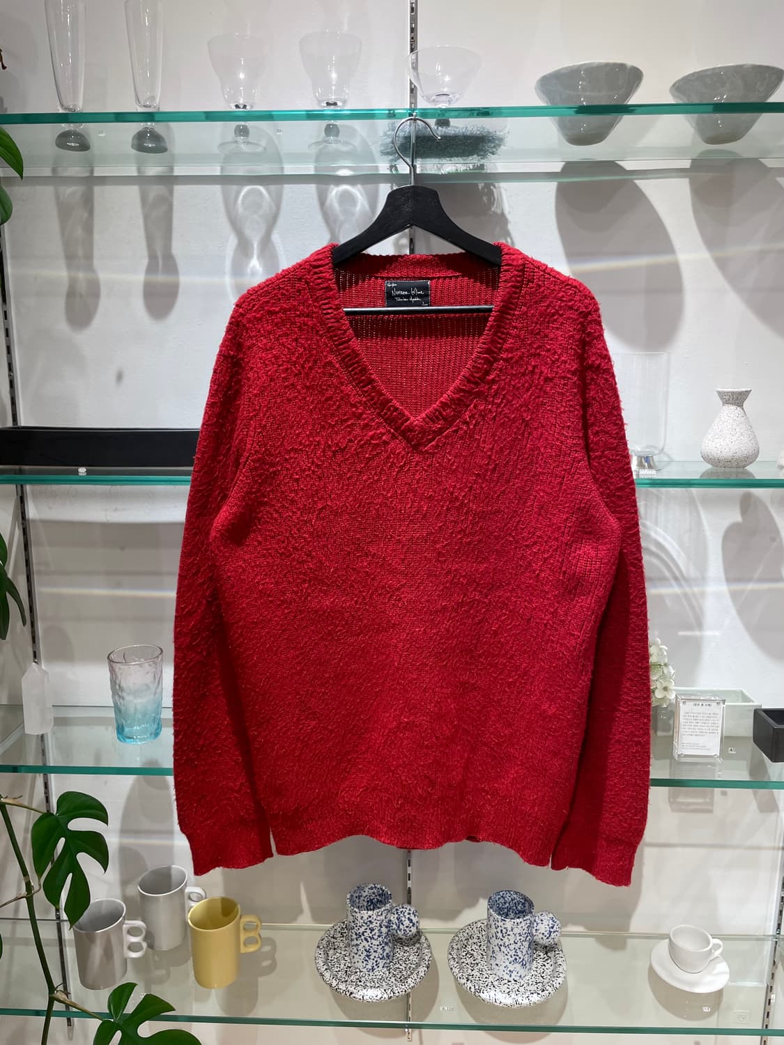 03AW 넘버나인 v-neck knit 상품이미지1