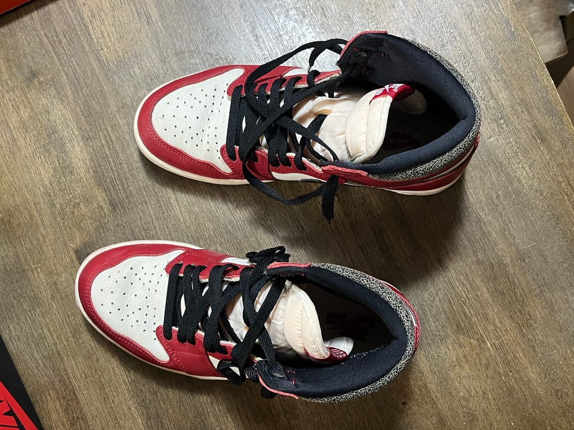 조던1 레트로 하이 og 시카고 2022 사이즈 275 상품이미지6