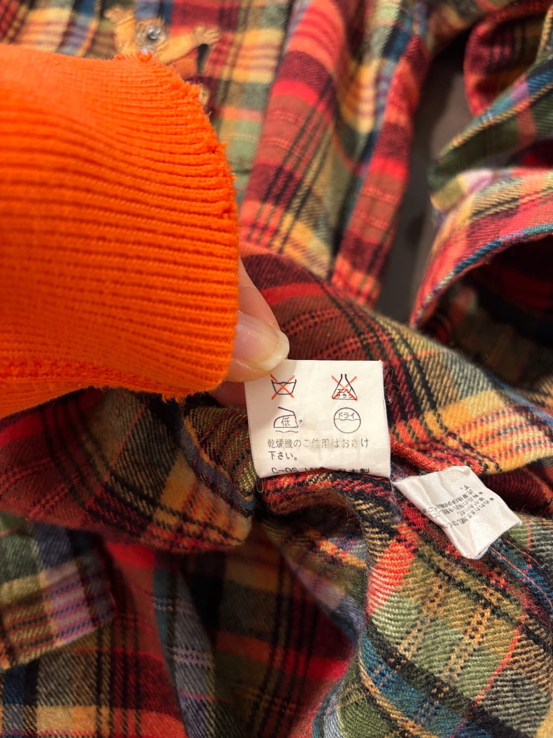 일제 빈티지 체크남방  상품이미지10