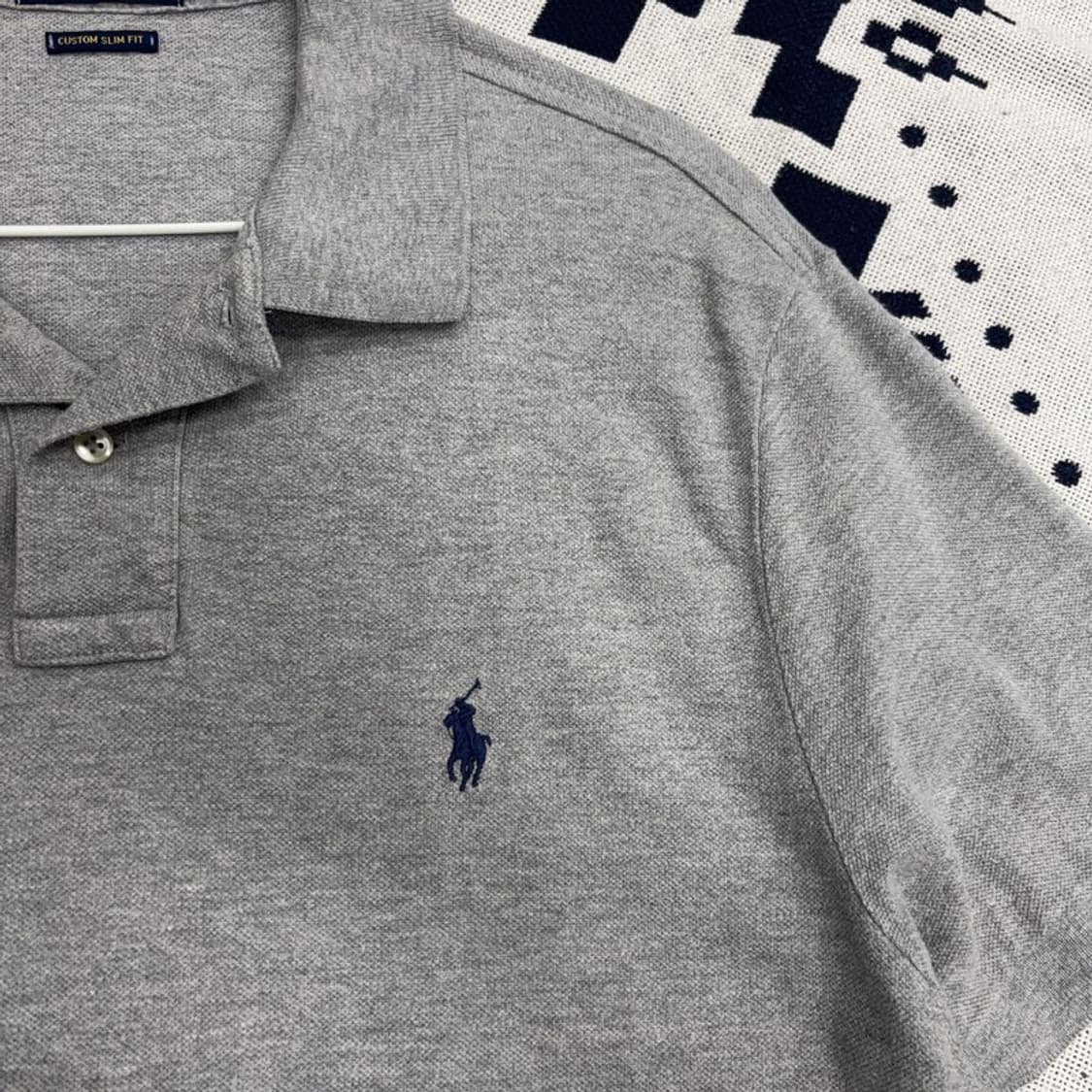 폴로 랄프로렌 커스텀 슬림핏 자수 반팔카라티 L P00063 상품이미지2