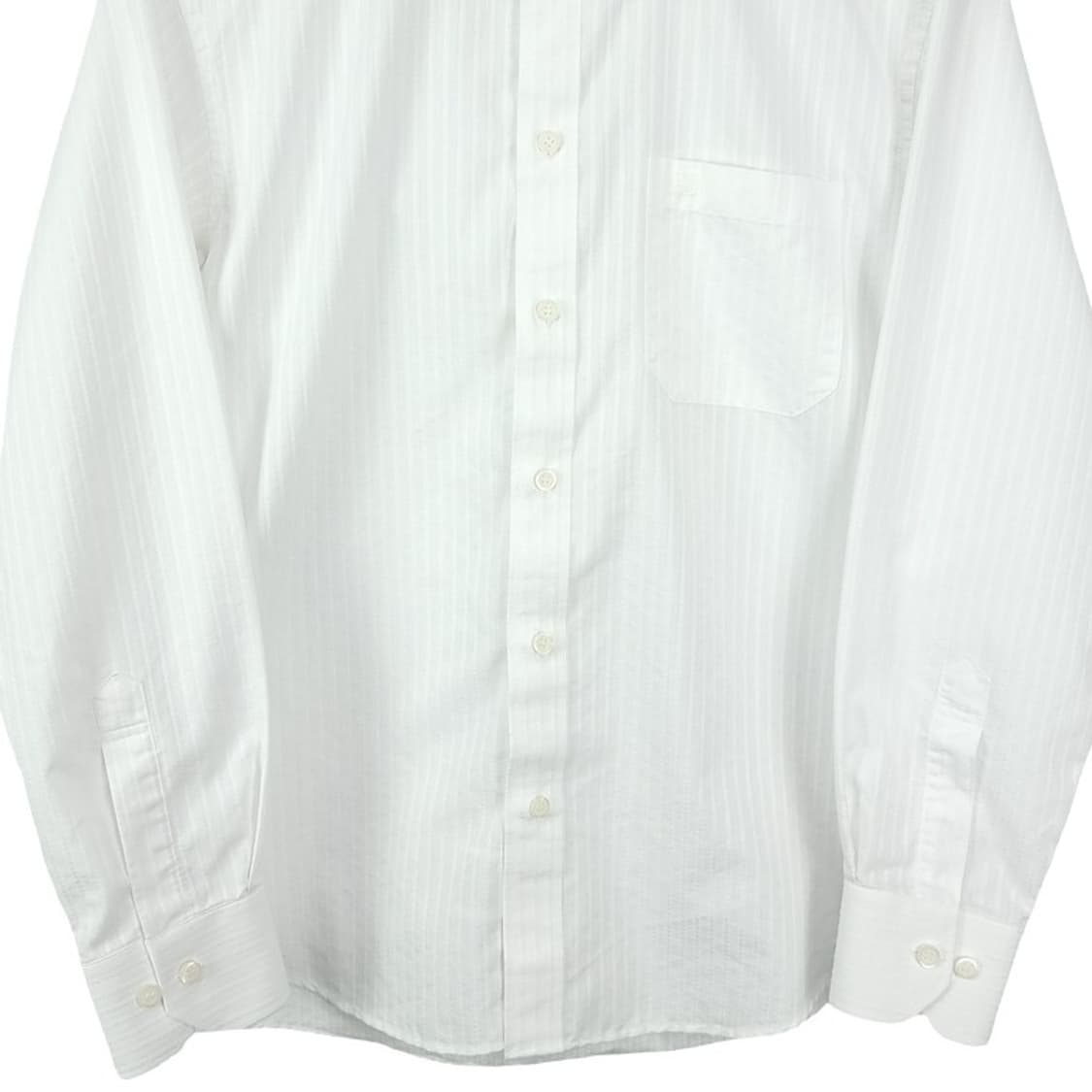 지방시 로고 자수 스트라이프 드레스 셔츠 화이트 P01108 상품이미지5