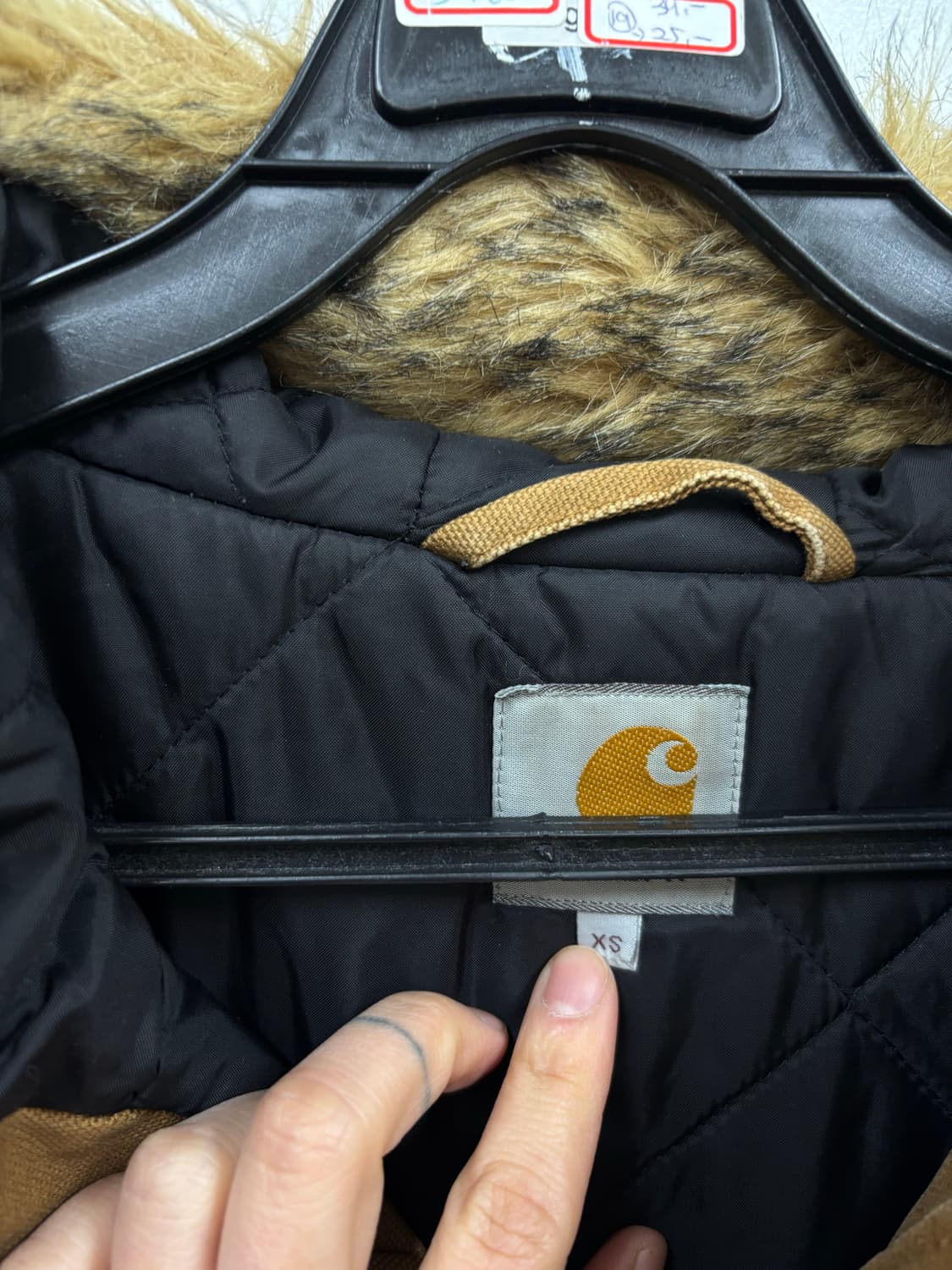 칼하트 슬래퍼 후드탈착 파카 상품이미지5