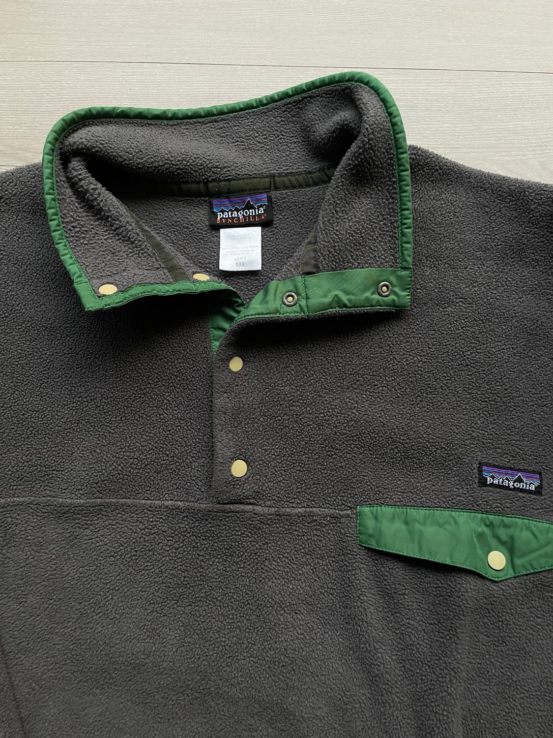 파타고니아 신칠라 그레이 그린 rare patagonia 빈티지 상품이미지4