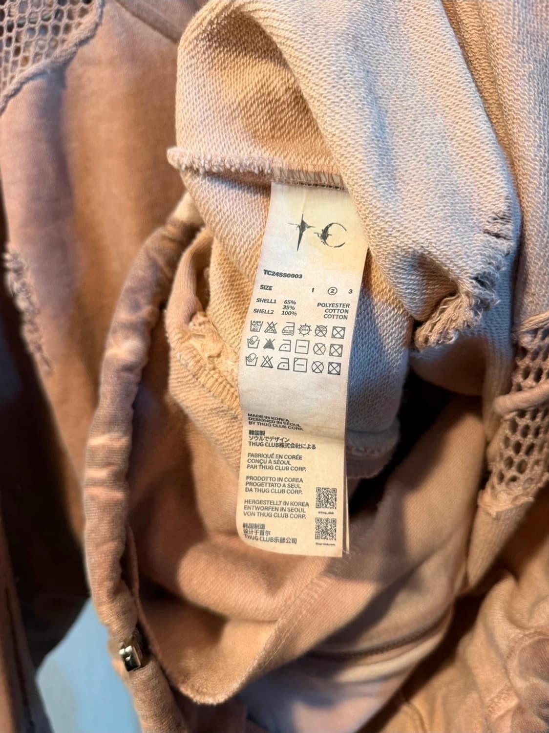 떠그클럽 후드집업 상품이미지3