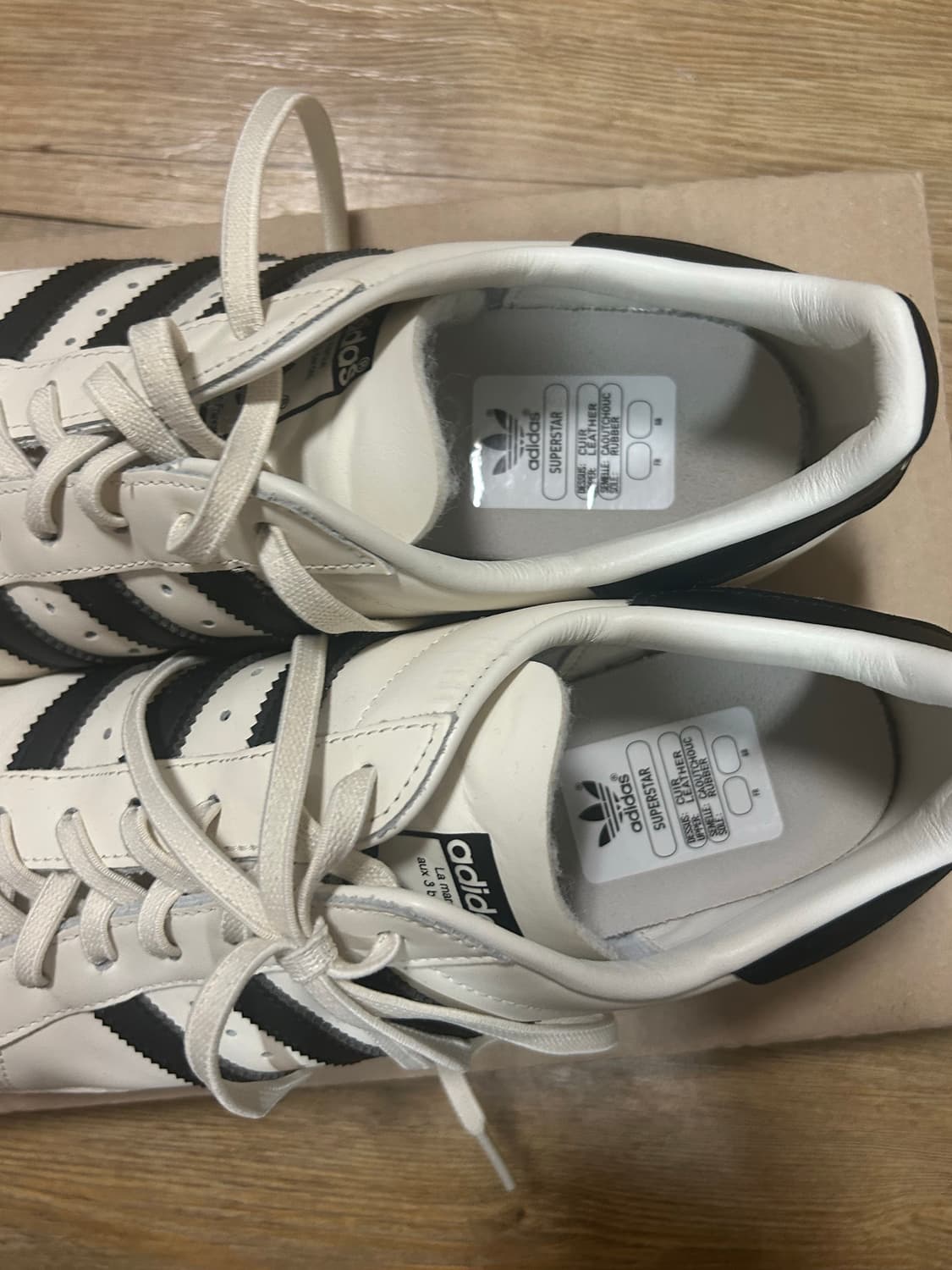 슈퍼스타82 화이트블랙 285 상품이미지2