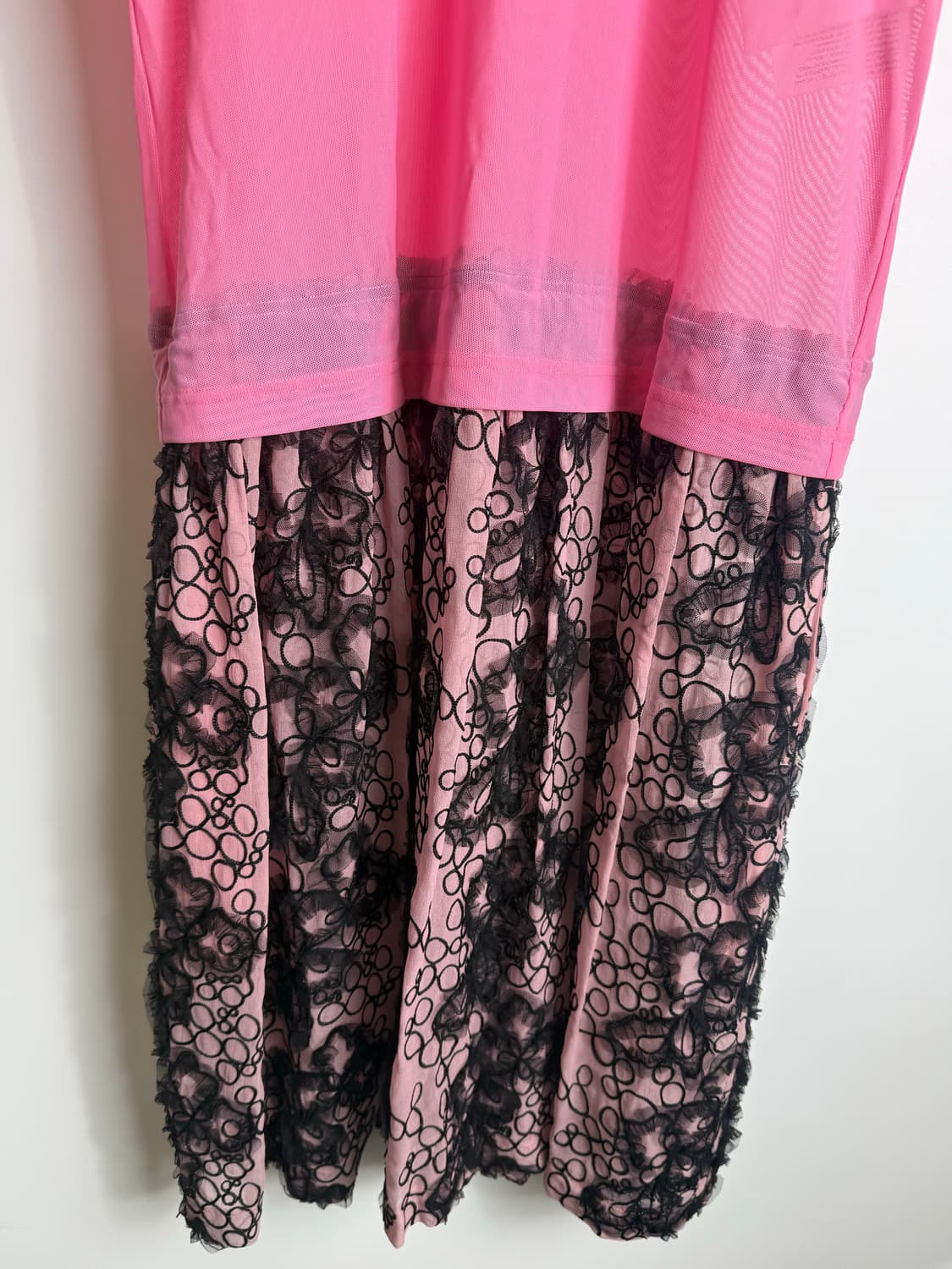 꼼데가르송 걸스 2023ss 티셔츠 자수 드레스  상품이미지6