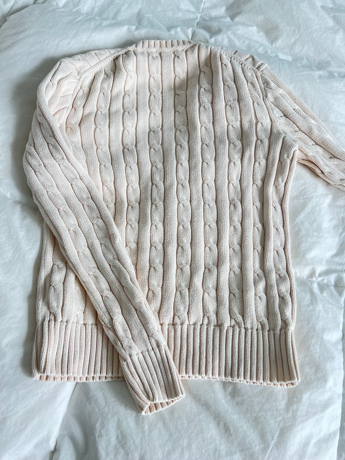 폴로 케이블 니트 S 상품이미지7