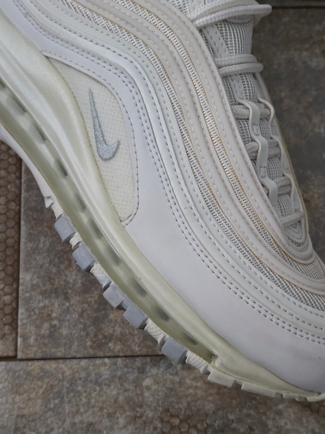 (245)나이키 에어맥스 97 트리플 화이트 상품이미지8