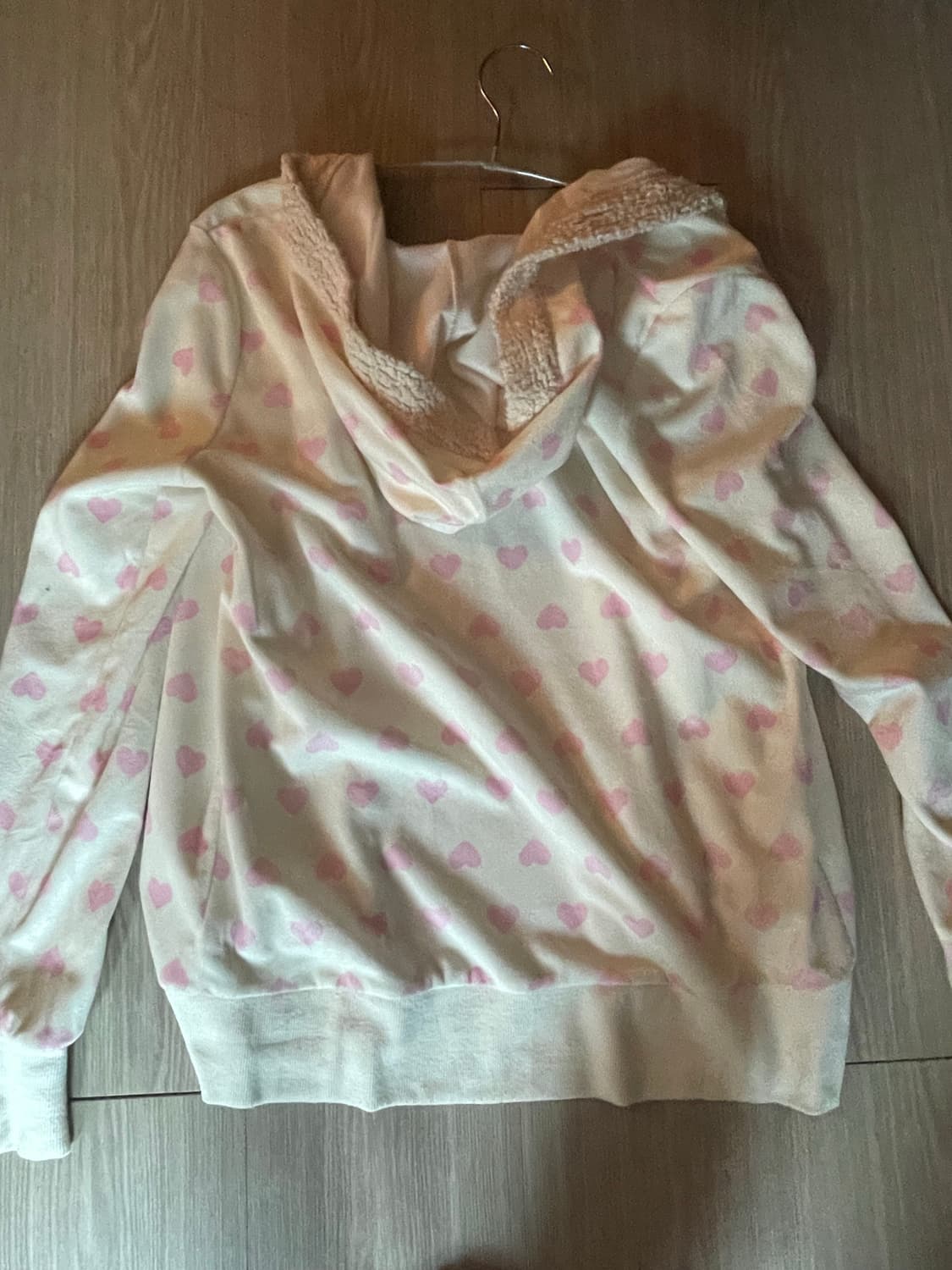 히메 갸루 모리걸 하트 후드집업  상품이미지2