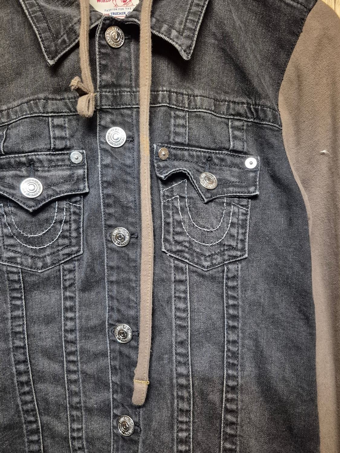 TRUE RELIGION DENIM HOODIE JACKET  상품이미지6