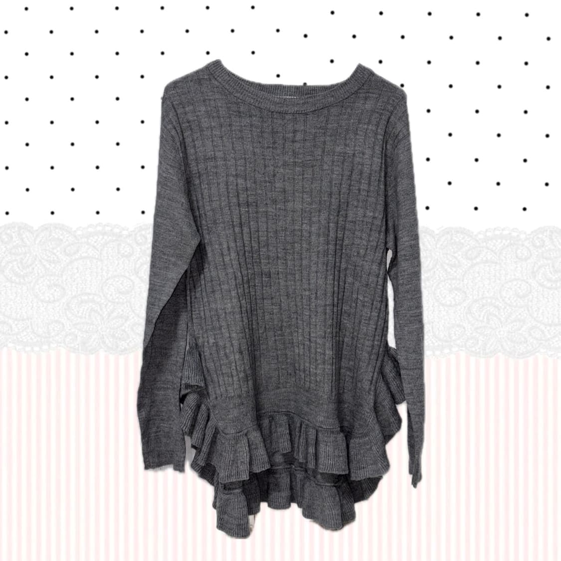 모리걸 스타일 일본 빈티지 니트 상품이미지1