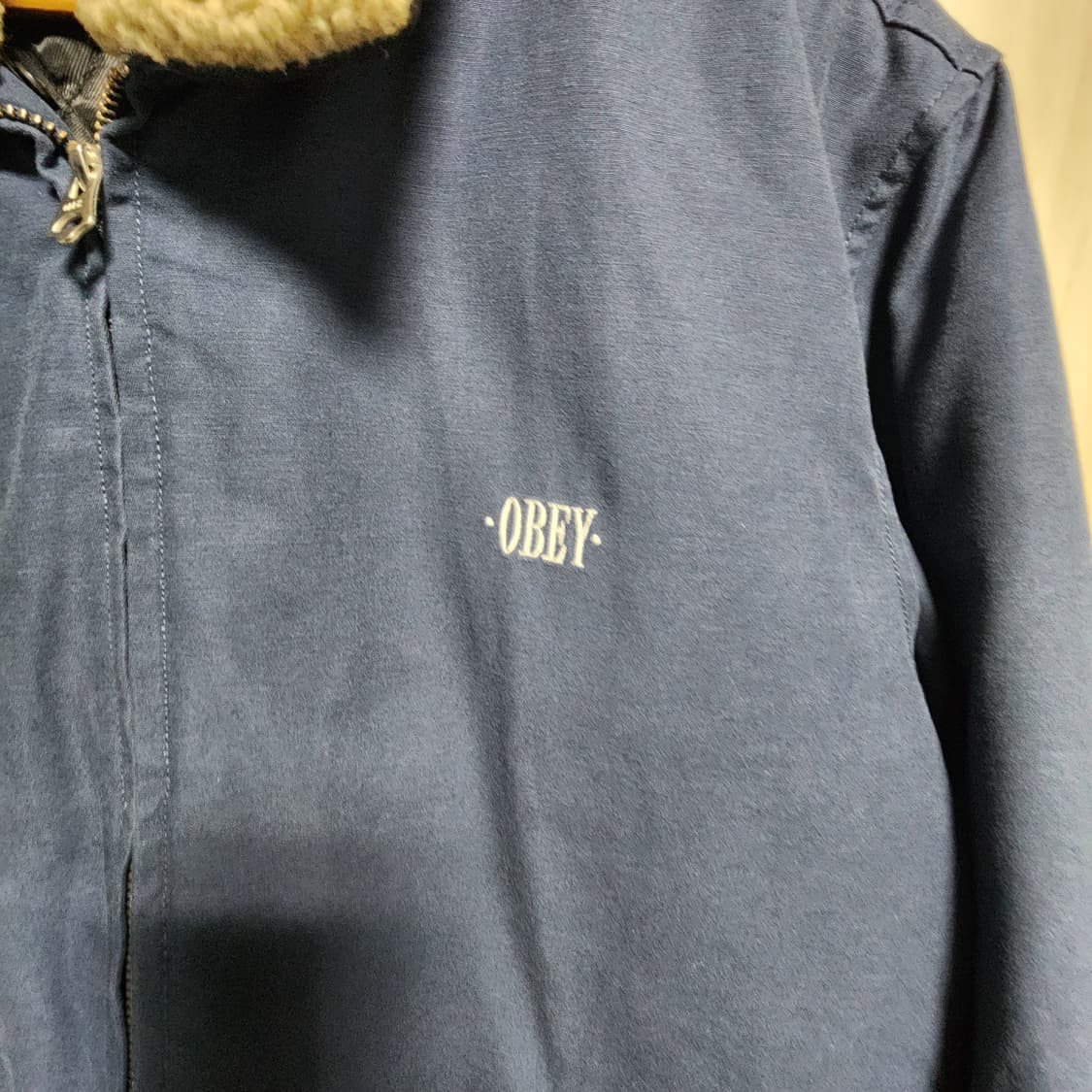 오베이 OBEY 네이비 쉐르파 덱 자켓 (100) 상품이미지5