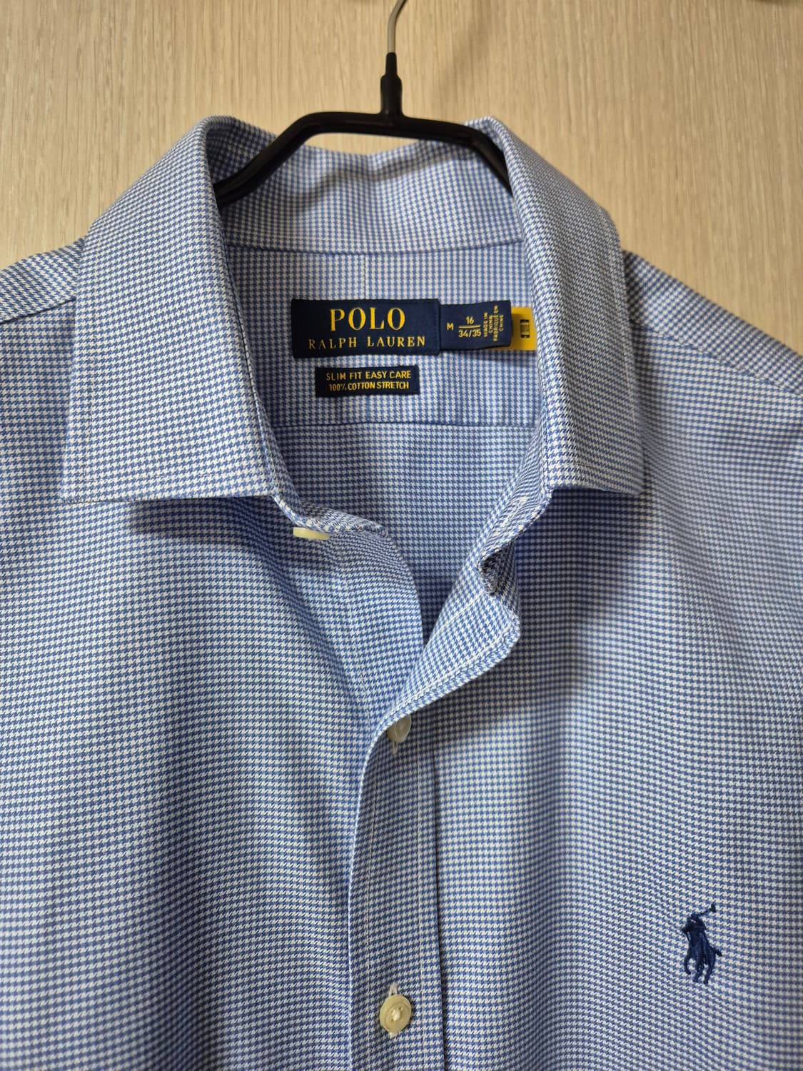 (정품) 폴로 랄프로렌 슬림핏 이지케어 셔츠 체크셔츠 16 상품이미지4