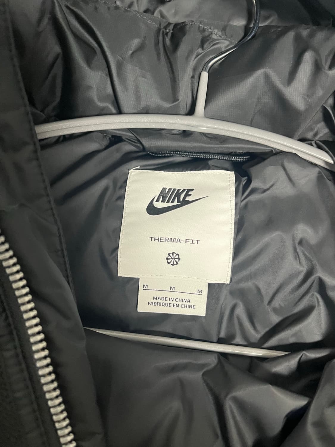 나이키 라이프 써마핏 퍼퍼 자켓 블랙 - 아시아 나이키 상품이미지4