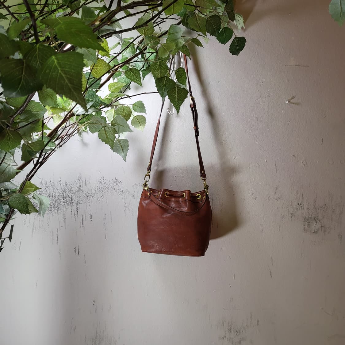 NICOLE 올 레더 숄더백 상품이미지6