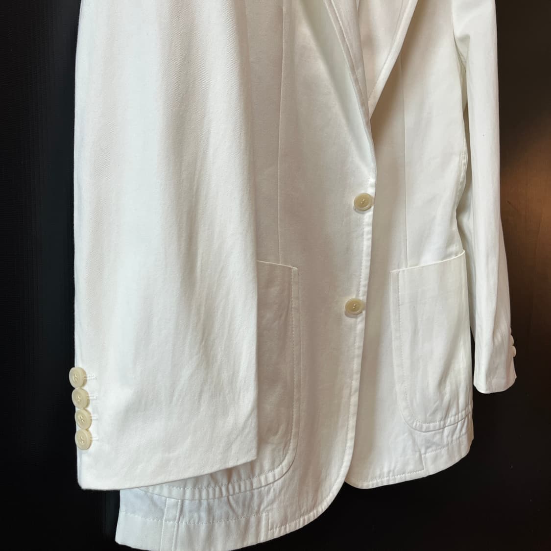 L) 휴고 보스 Made in Germany 코튼 화이트 테일러드 자켓 상품이미지8