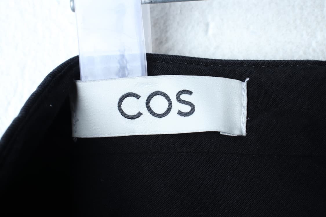 W(XL) 코스 면바지 팬츠 투턱 블랙 놈코어-P9767 상품이미지5