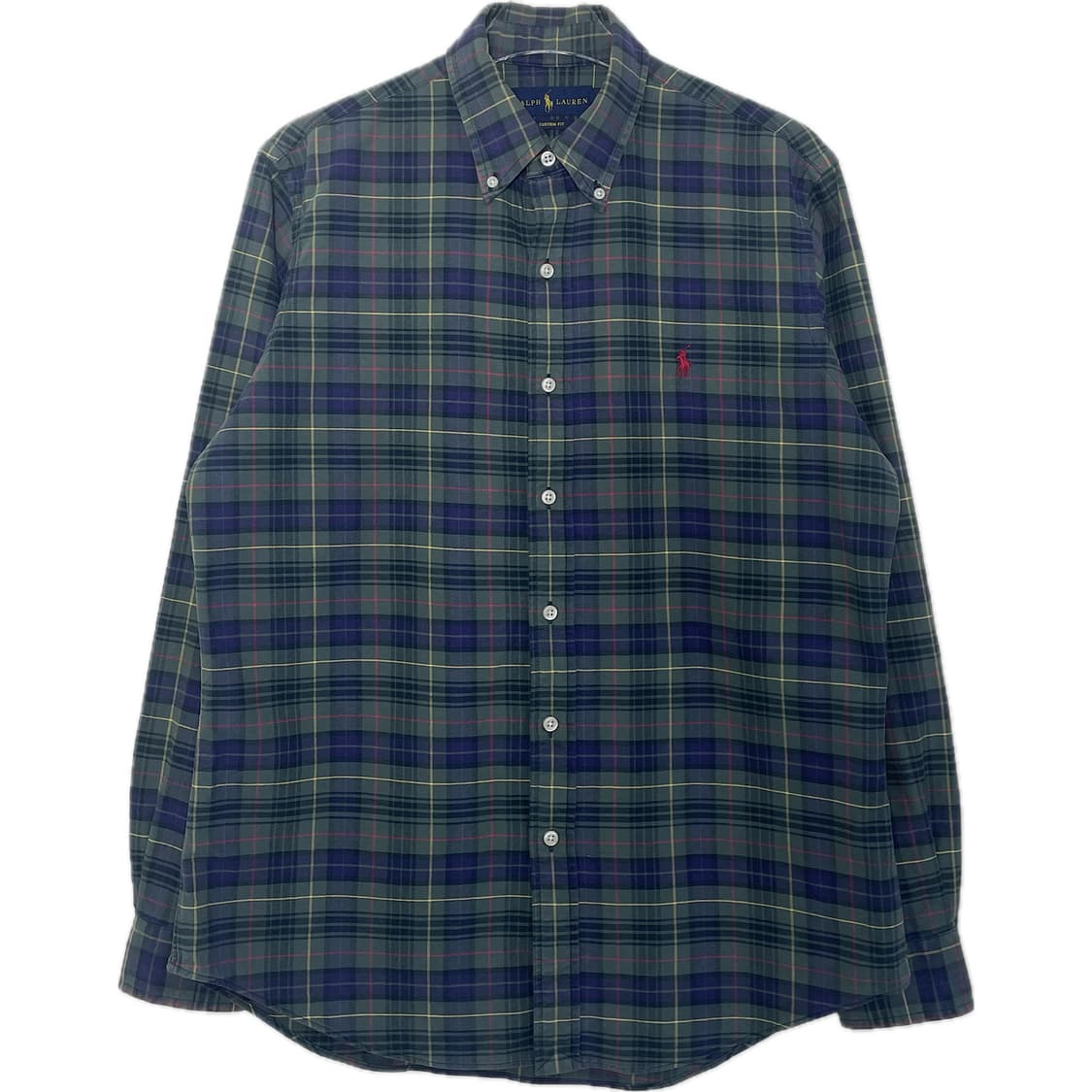 [M] 폴로 랄프로렌 자수로고 코튼 타탄 체크 셔츠 커스텀 핏 상품이미지1