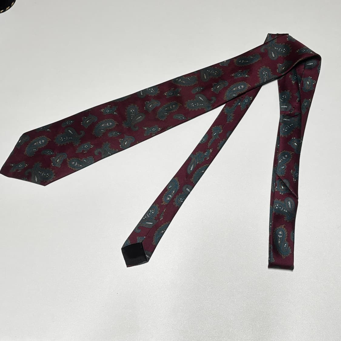 빈티지 와인 페이즐리 넥타이 상품이미지4