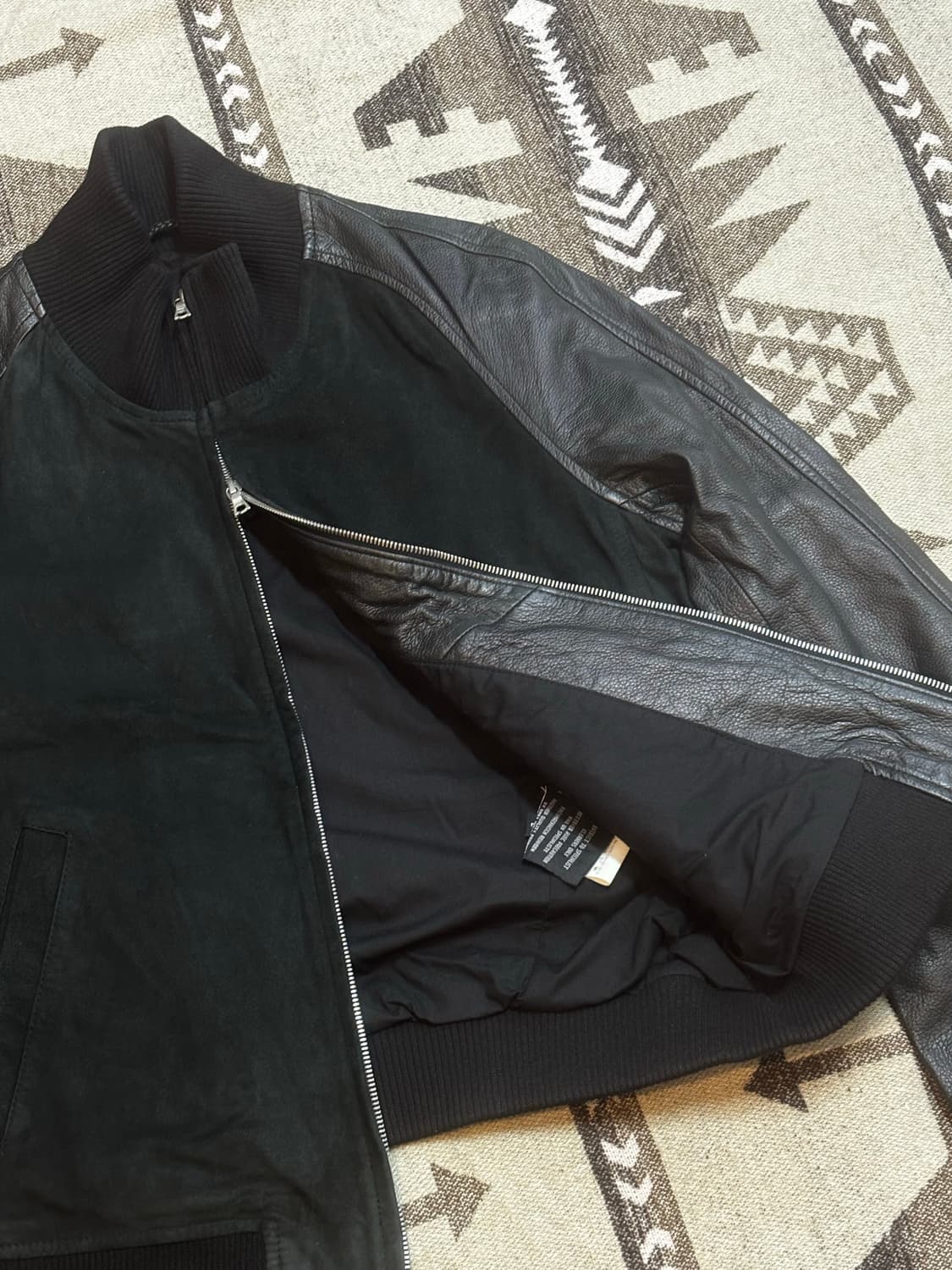 Journal Standard 레더 믹스 블루종 상품이미지6