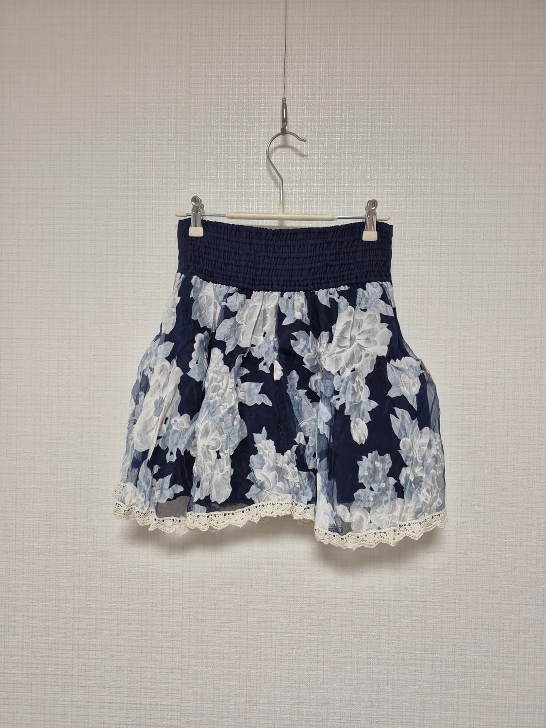 리즈리사 히메갸루 블루플로럴 레이스업 셋업 상품이미지5