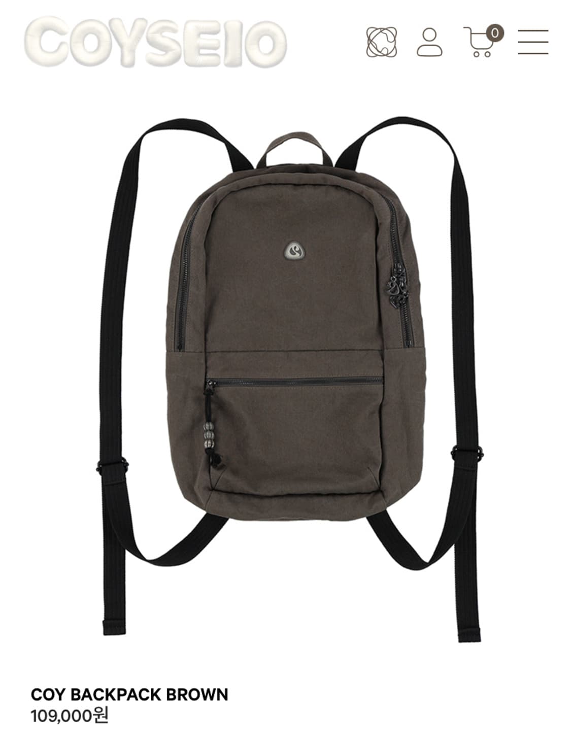 코이세이오 COY BACKPACK 상품이미지2