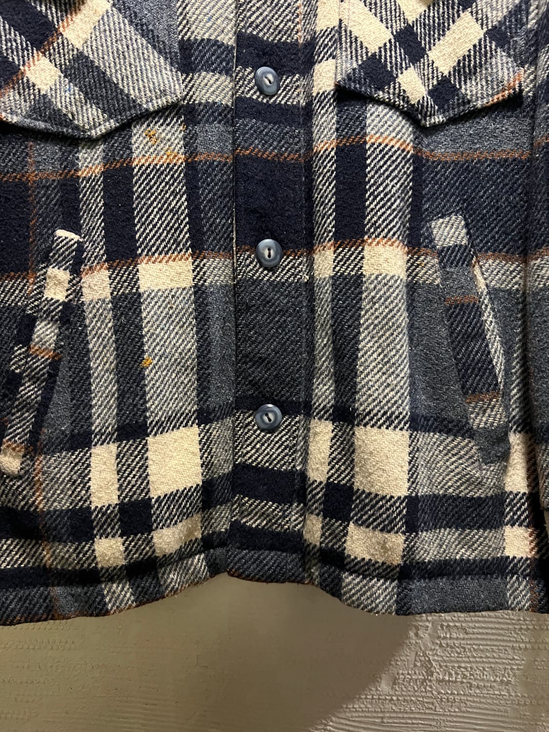 [L]70's Sears USA 플란넬 쉐르파 셔츠자켓 상품이미지4