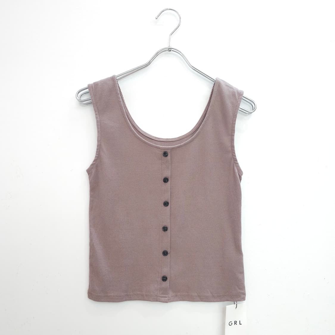 GRL 잔골지  슬리브리스 탑 상품이미지3