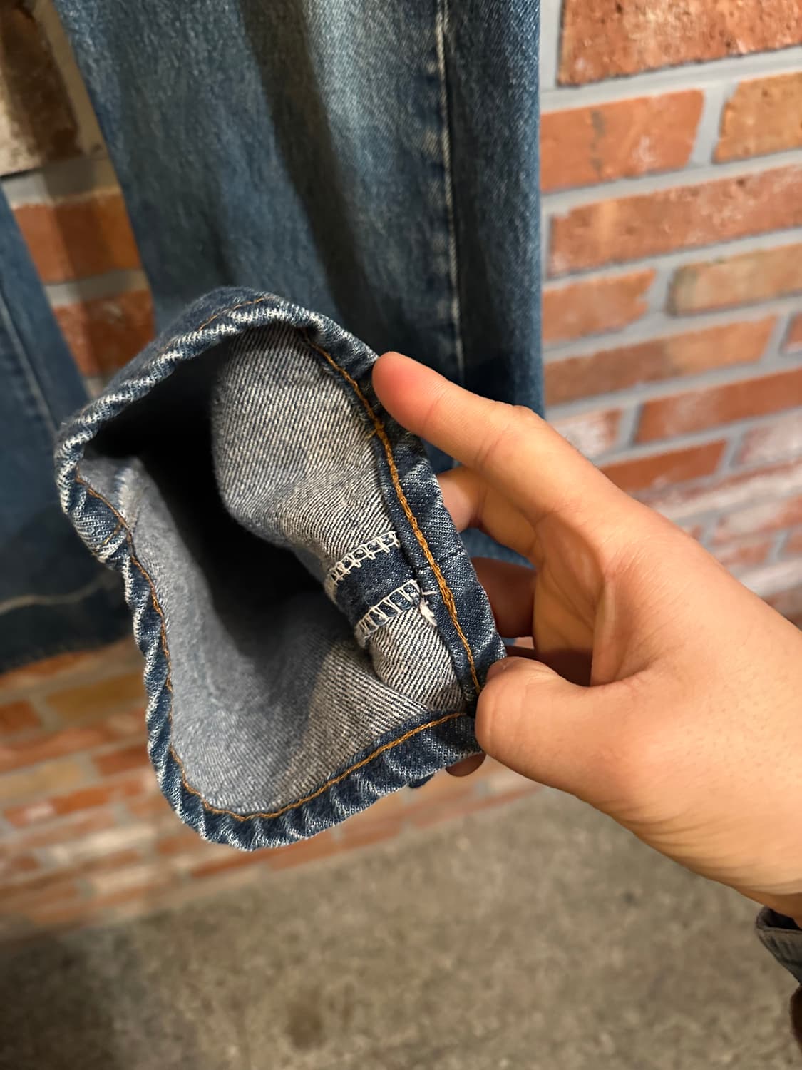 80s USA 빈티지 리바이스 501 데님 팬츠 상품이미지4