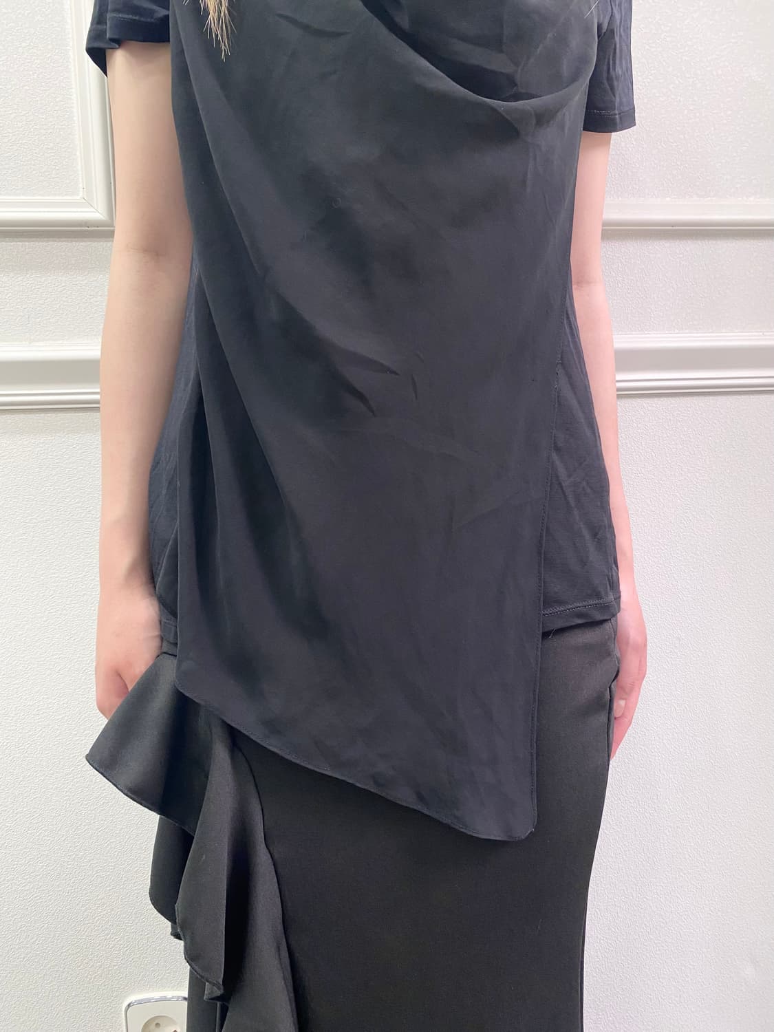 00’s Minimal Draped Top 상품이미지4