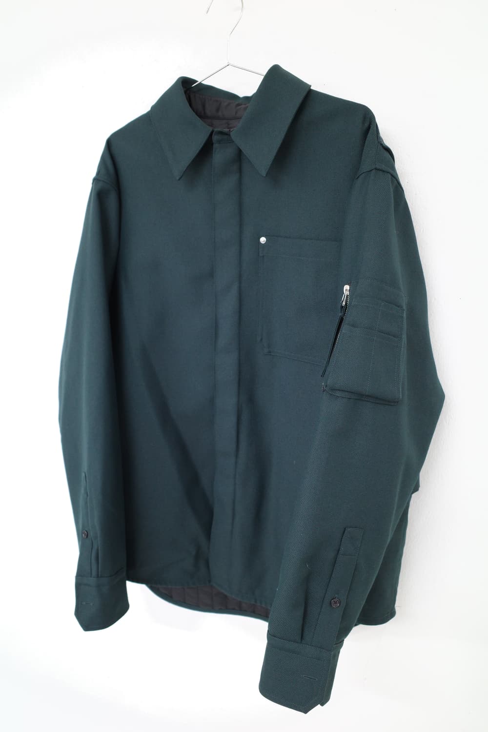 Helmut Lang Dark Green Shirt Jacket  상품이미지2