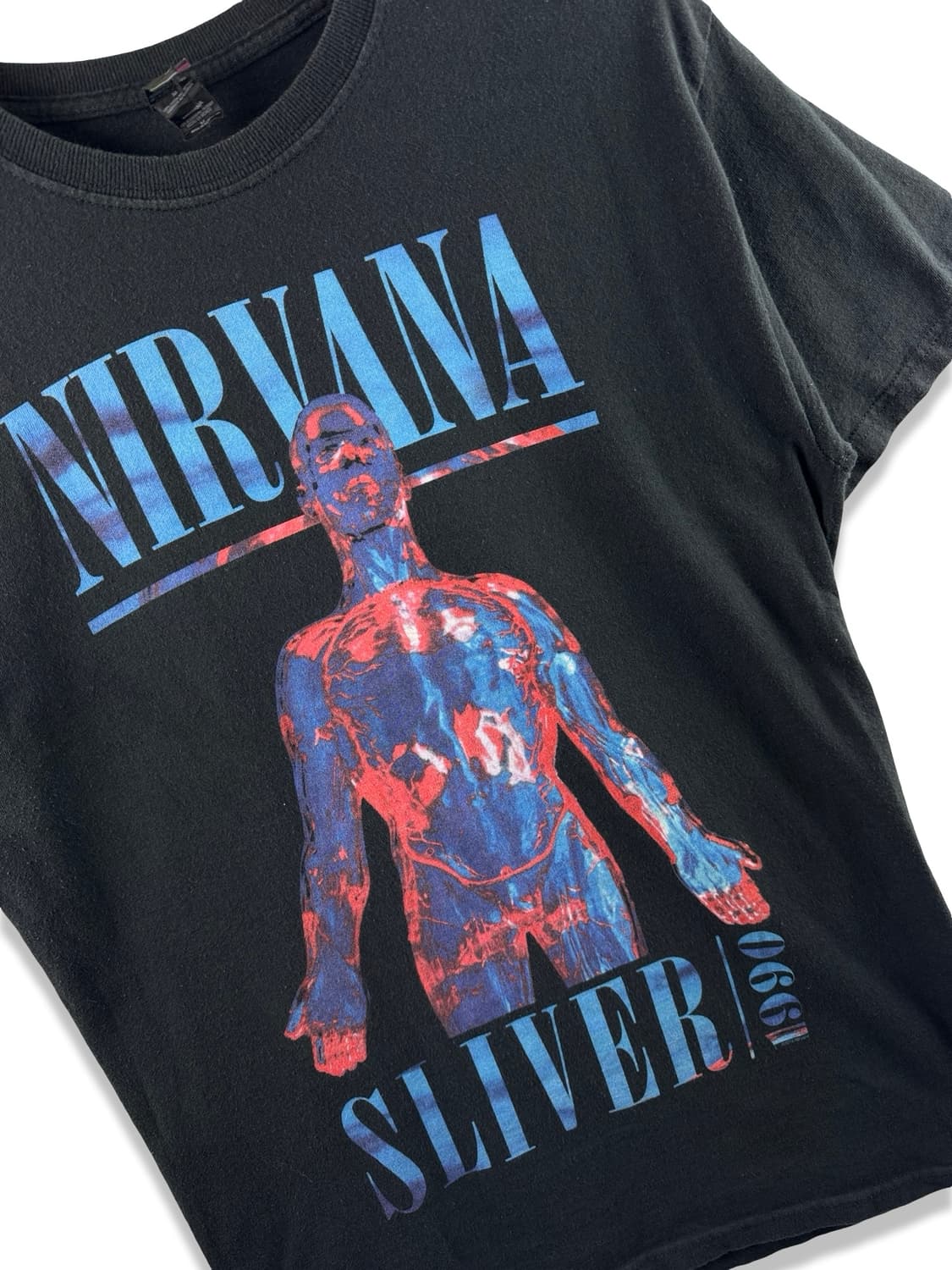 너바나 실버 1990 부틀렉 밴드티셔츠2114 상품이미지4