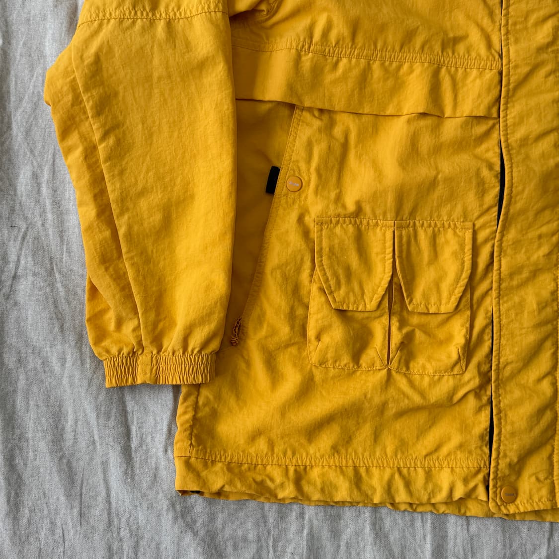 코닥 나일론 노란색 바람막이 M  상품이미지3