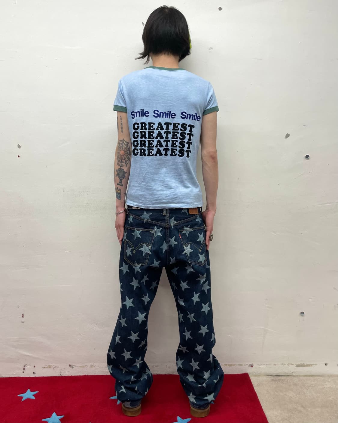 Vote 4 Smile 1! Blue T-shirt 상품이미지4