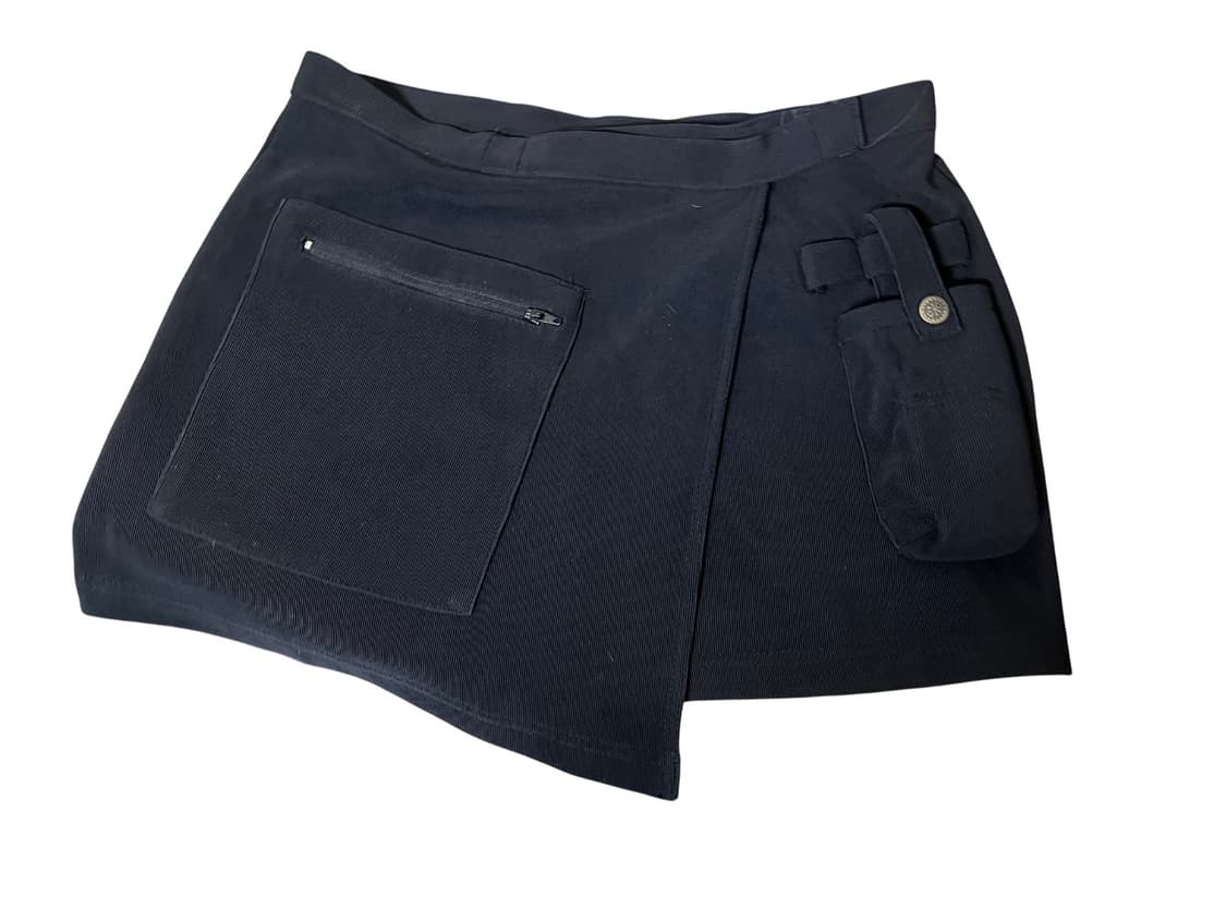 미니 레이어드 스커트 블랙 y2k 갸루 펑크 상품이미지1