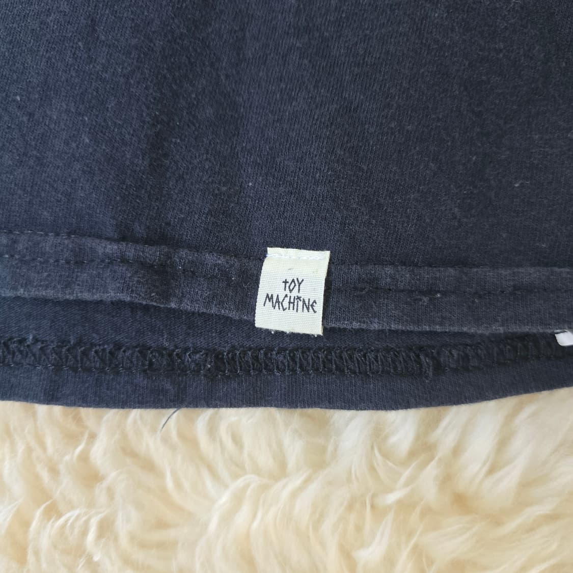 토이머신 빅로고 롱슬리브 블랙 M 오버핏 상품이미지8