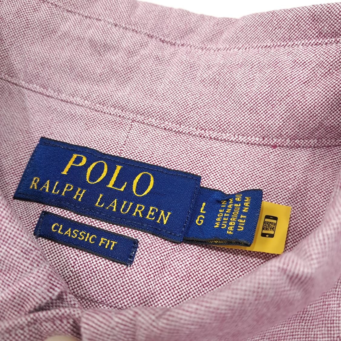 CL674 L 폴로 멀티포니 QR 옥스포드 더스티핑크 셔츠 남방 상품이미지3