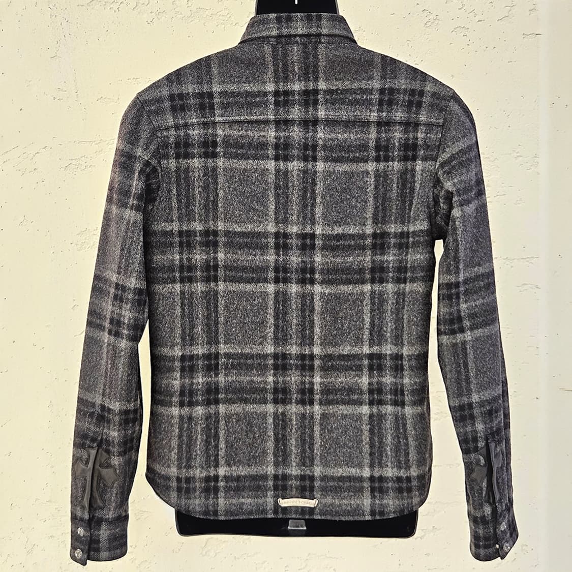 [S] 크롬하츠 플란넬 내피 레더패치 자켓 B1213C156 상품이미지4