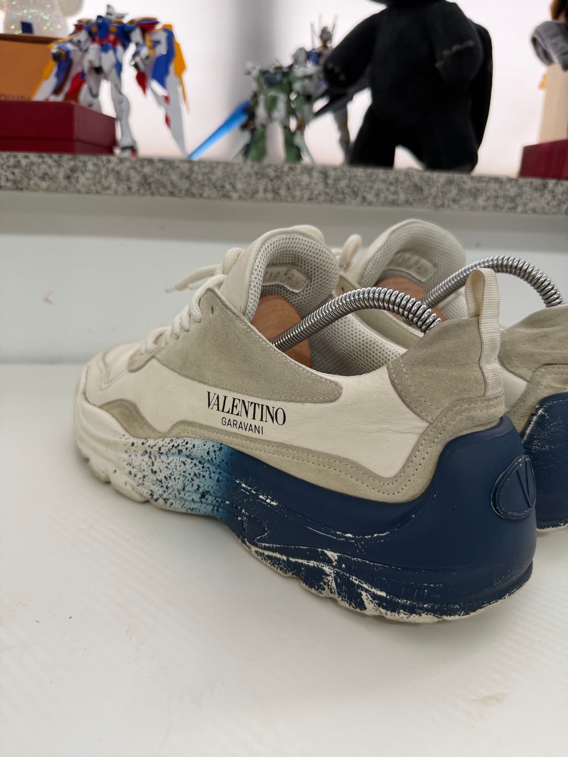 정품) 발렌티노 스프레이 그라데이션 검보이 스니커즈 42.5 상품이미지6