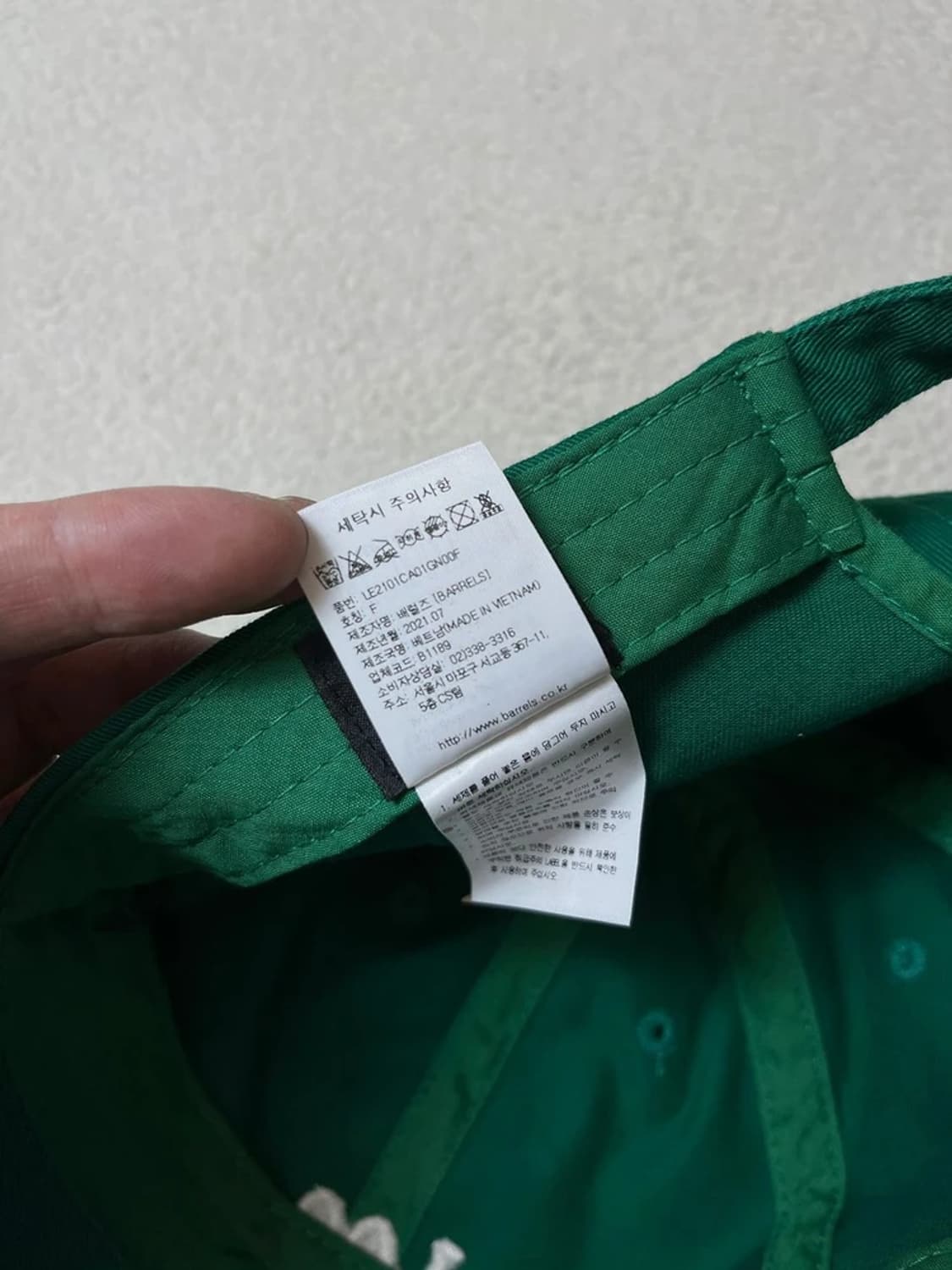 Lee 리 21FW 로고 볼캡 A1890 상품이미지8