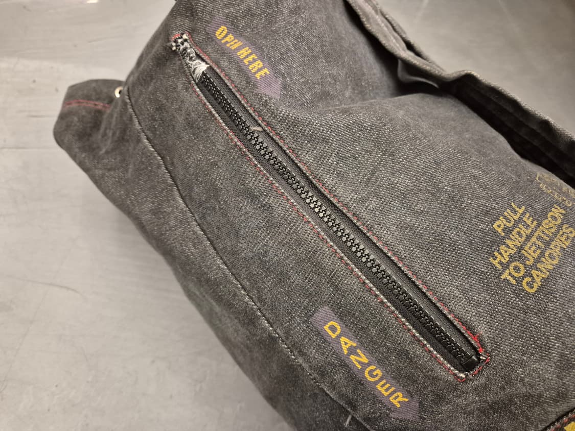 90s AMECO 데님 더플 백 팩 상품이미지7