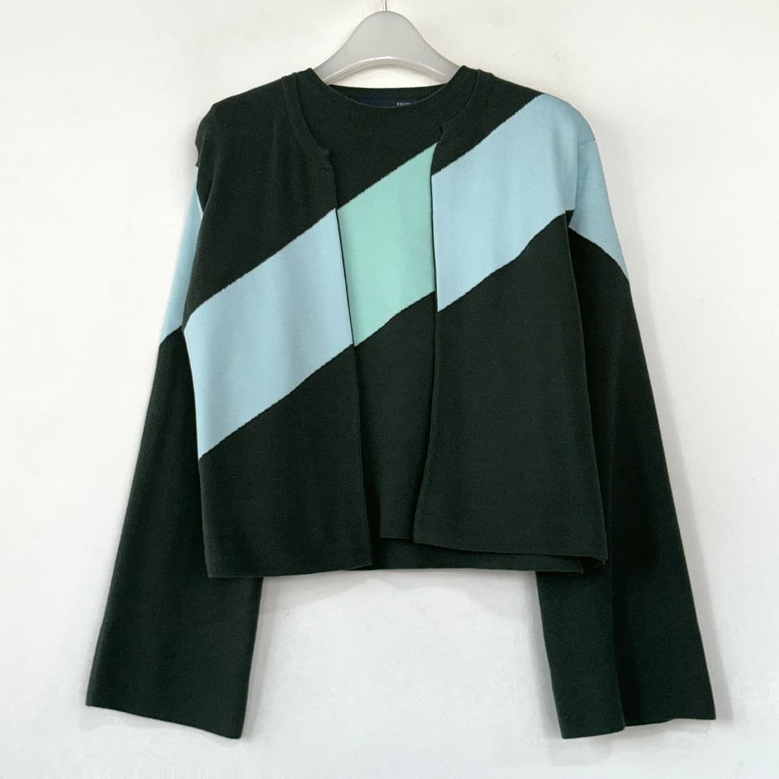 렉토 RECTO 슬리브리스 가디건 set 상품이미지3