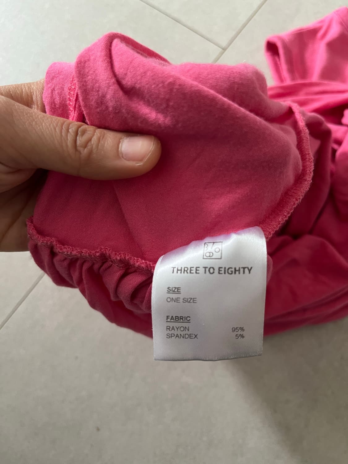 쓰리투에이티 러치드 사이드 탱크탑 핑크 상품이미지5